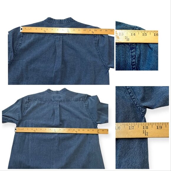 Nili Lotan Jasper Denim Maxi Dress, Blue, Size XS, New with tag - Picture 12 of 13